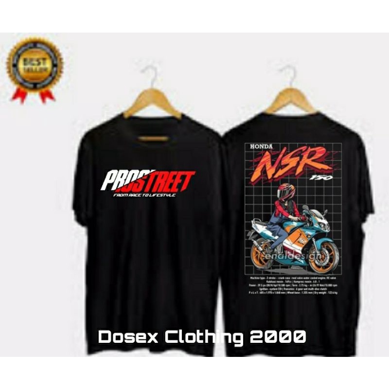 Kaos Prostreet Honda NSR150 Kren Bingits