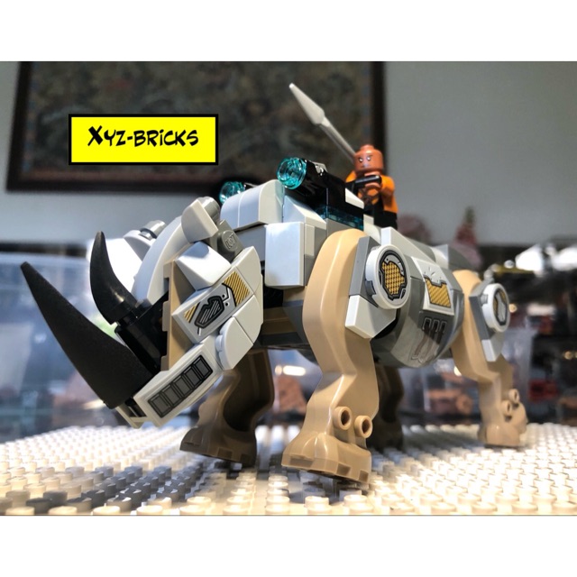 LEGO 76099 Part Out - Rhino Face-Off and Okoye Minifigure