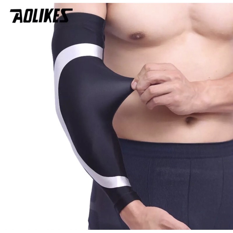 Aolikes Arm Sleeve Sepeda Lari Manset Tangan Outdoor Anti Sinar UV