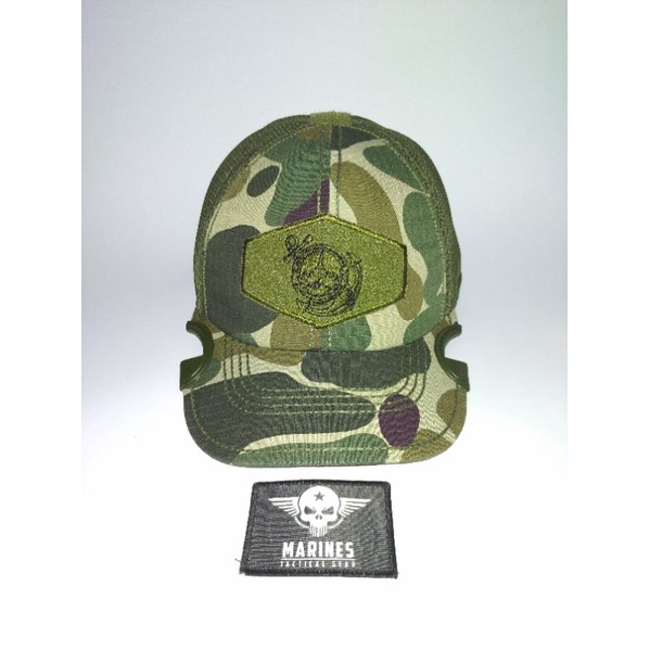 Topi Tactical Motif Doreng KKO