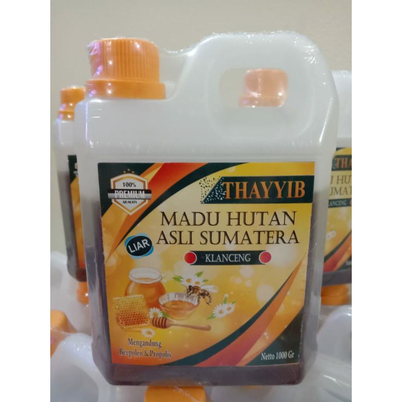 

THAYYIB Madu Hutan PREMIUM Asli Sumatera 1KG (KLANCENG)