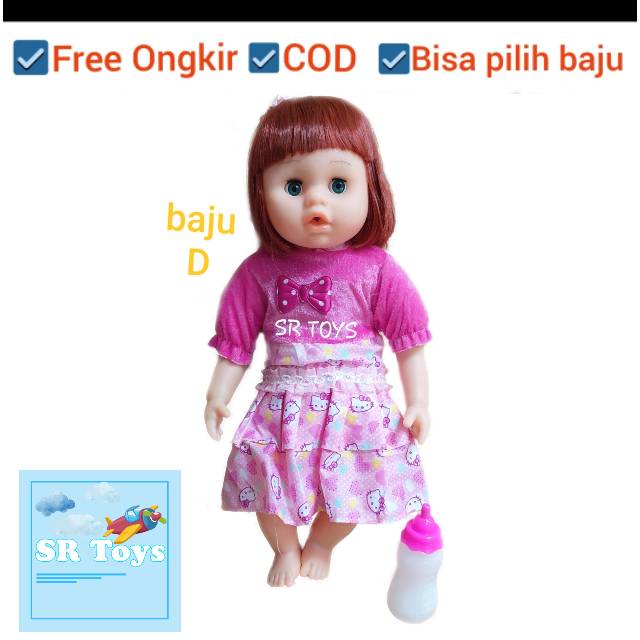 Singer Baby [ORI] Boneka Susan gratis ongkir dengan Dot Menyanyi 16 lagu 2 bahasa