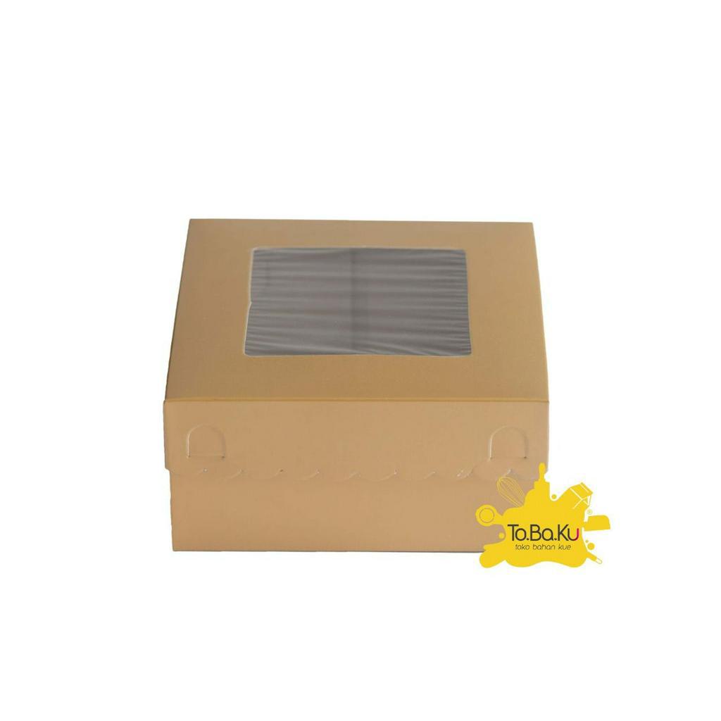 

Cake Box Kuning Emas (Pack isi 10pcs)