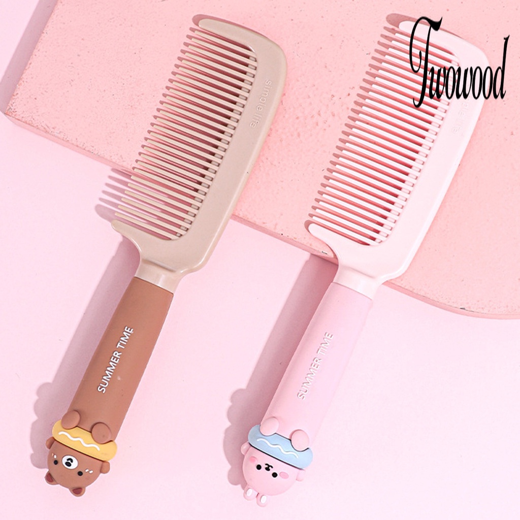 Twowood Sisir Rambut Ringan Motif Kartun Hewan Lucu Untuk Anak Perempuan