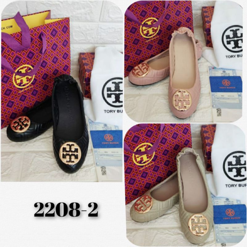 Flatshoes TB motif 2208-2 ,Lengkap Fullset (order wajib Upsize)