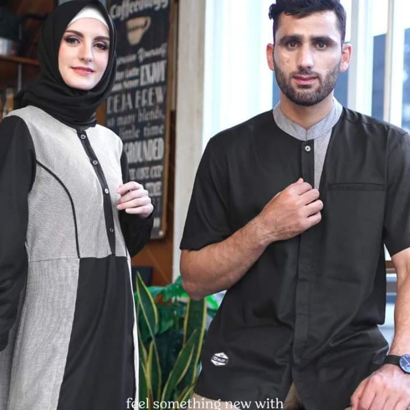 BEST SELLER||COUPLE MUTIF ZANNA ZUBAIR Black