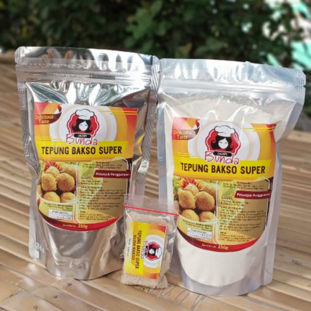 

Tepung bakso super lengkap kuah bakso 250 gram