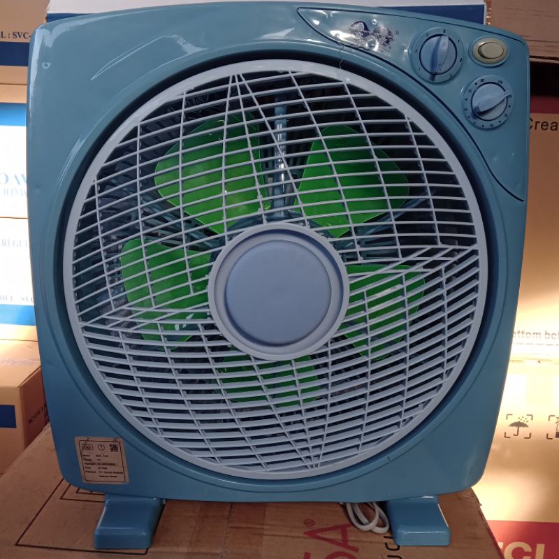 Box fan QQ 12&quot; Biru