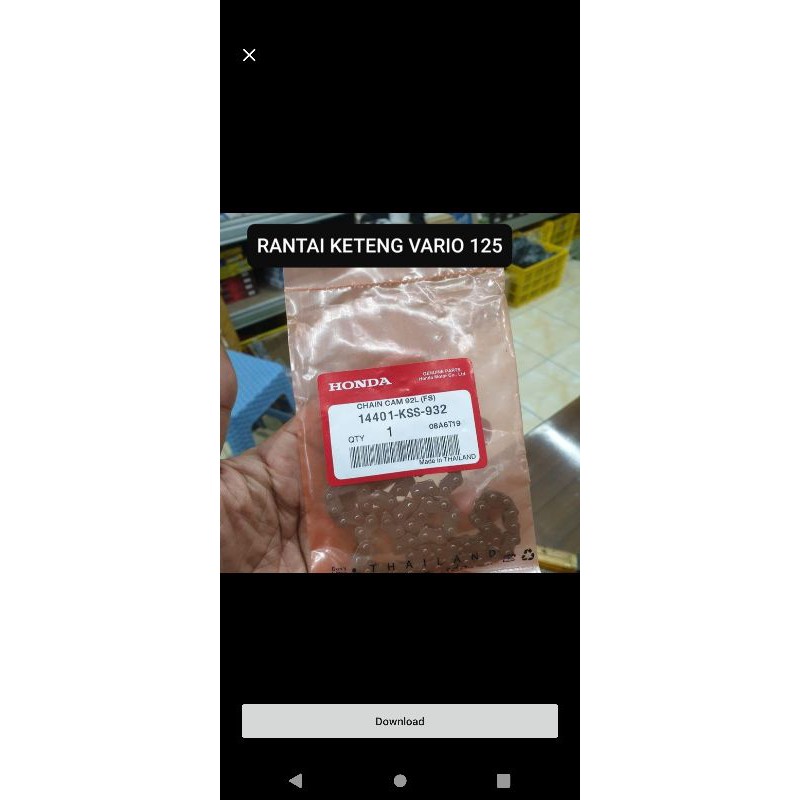 Rantai Keteng Vario 125