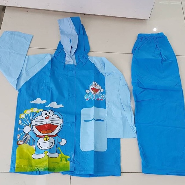 JAS HUJAN ANAK MOTIF KARAKTER JAKET DAN CELANA