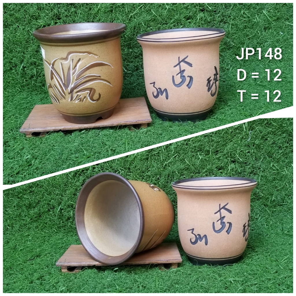 Pot keramik bulat JP148