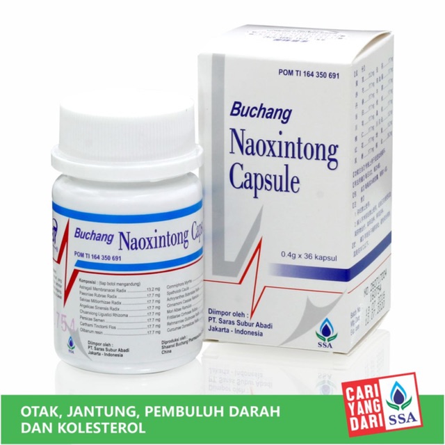 Buchang naoxintong capsule botol isi 36 kapsul