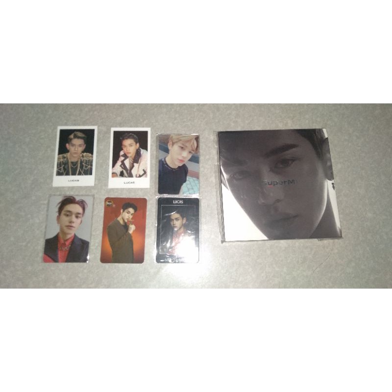 Photocard Lucas superM WayV NCT Album Jopping cover Lucas / winwin jaehyun mark xiaojun taeyong