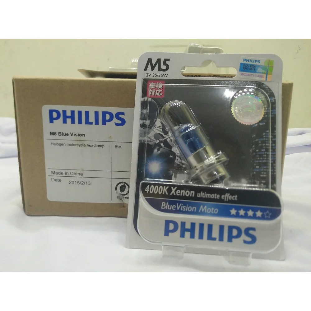 Dop Bohlam Phillips Asli Genuine Original M5 Bebek 35-35W