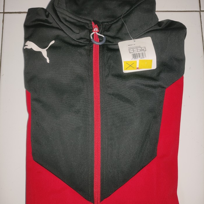 Pria-Track-Jaket- Puma Tracksuit Open Jacket Original - S, Merah -Jaket-Track-Pria.