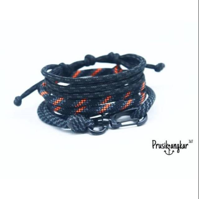 Gelang Tali Prusik Jangkar / Gelang Prusik Jangkar / Gelang paracord / Gelang paket / gelang tali