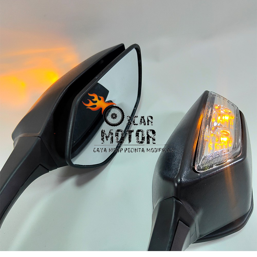 Spion ZX10 Plus Sein Kawasaki Universal R25 R15 CBR250RR ZX636 Z10R R6 Ninja 250 Fi Ninja Zx 10 R motor