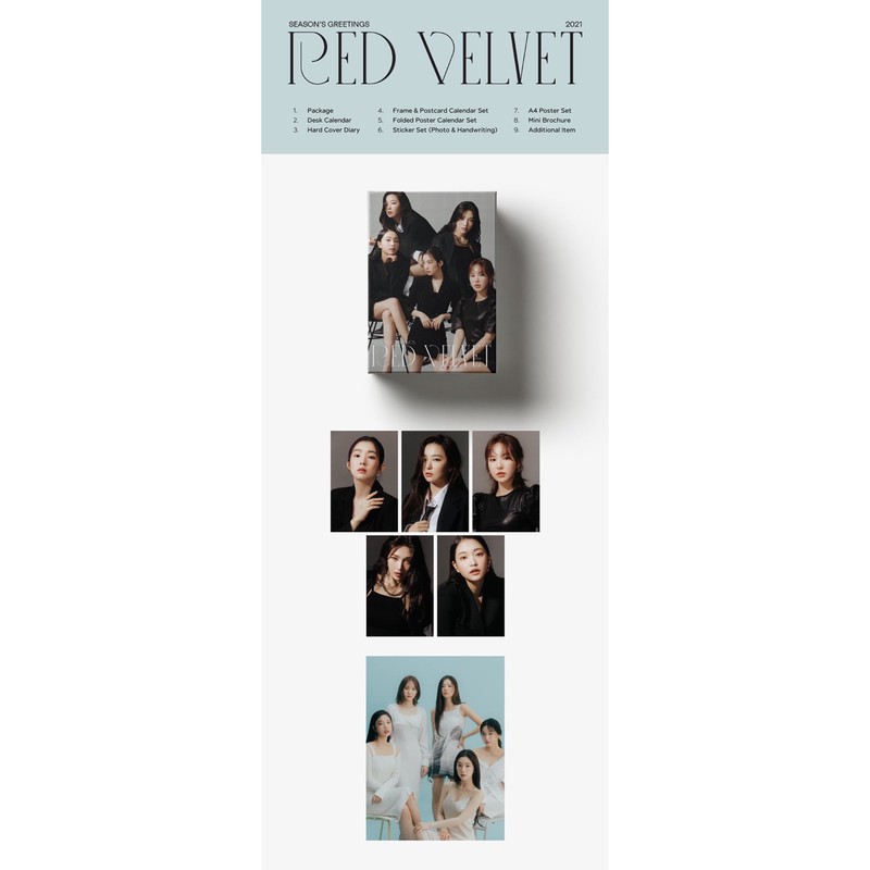 READY STOCK SHARING IRENE SEULGI WENDY JOY YERI RED VELVET SEASON GREETING 2021