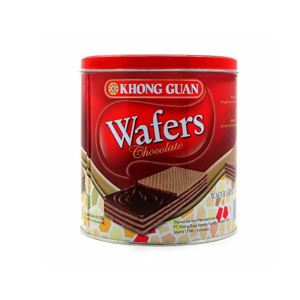 

Khong Guan Wafer Kaleng 600gr Kemasan Kaleng Kecil