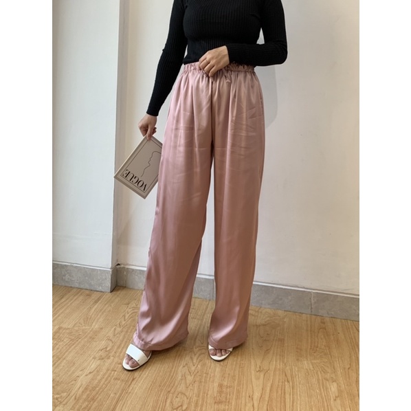 JOSHIN Celana Kulot Silk Premium || Cullote Pants Satin