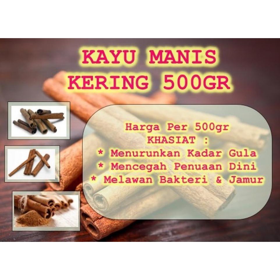 

Kayu Manis Kering Asli 500gr | Tinggi Zat Antioksidan