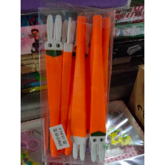 

Pen gel karakter kelinci baru isi 12 pcs