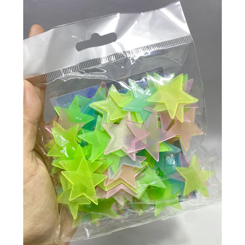 

BINTANG STICKER NYALA isi 100pcs