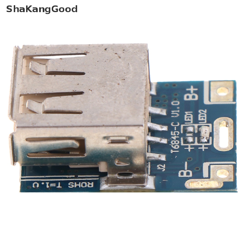 Skid 1pc Papan Modul Power Bank Micro USB 5V Untuk Charger Baterai Lithium Li-ion 18650 DIY