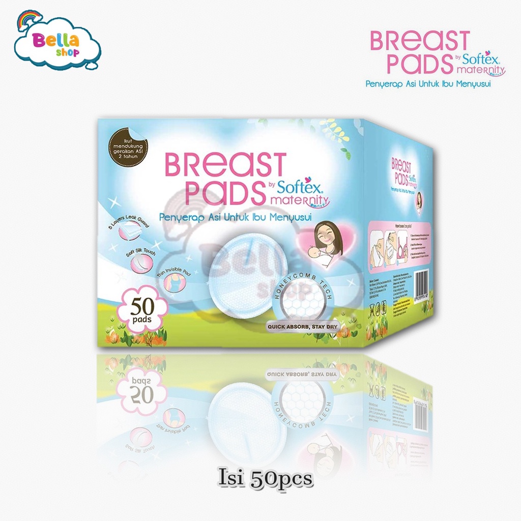 Softex Maternity Breast Pads Eceran 1bh Breastpad Softex - Bella Shop