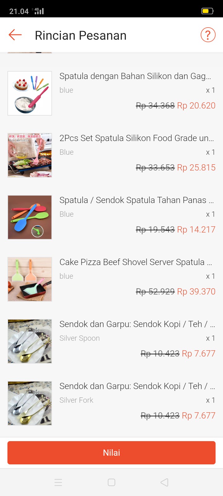 Spatula / Sendok Spatula Tahan Panas Untuk Memasak