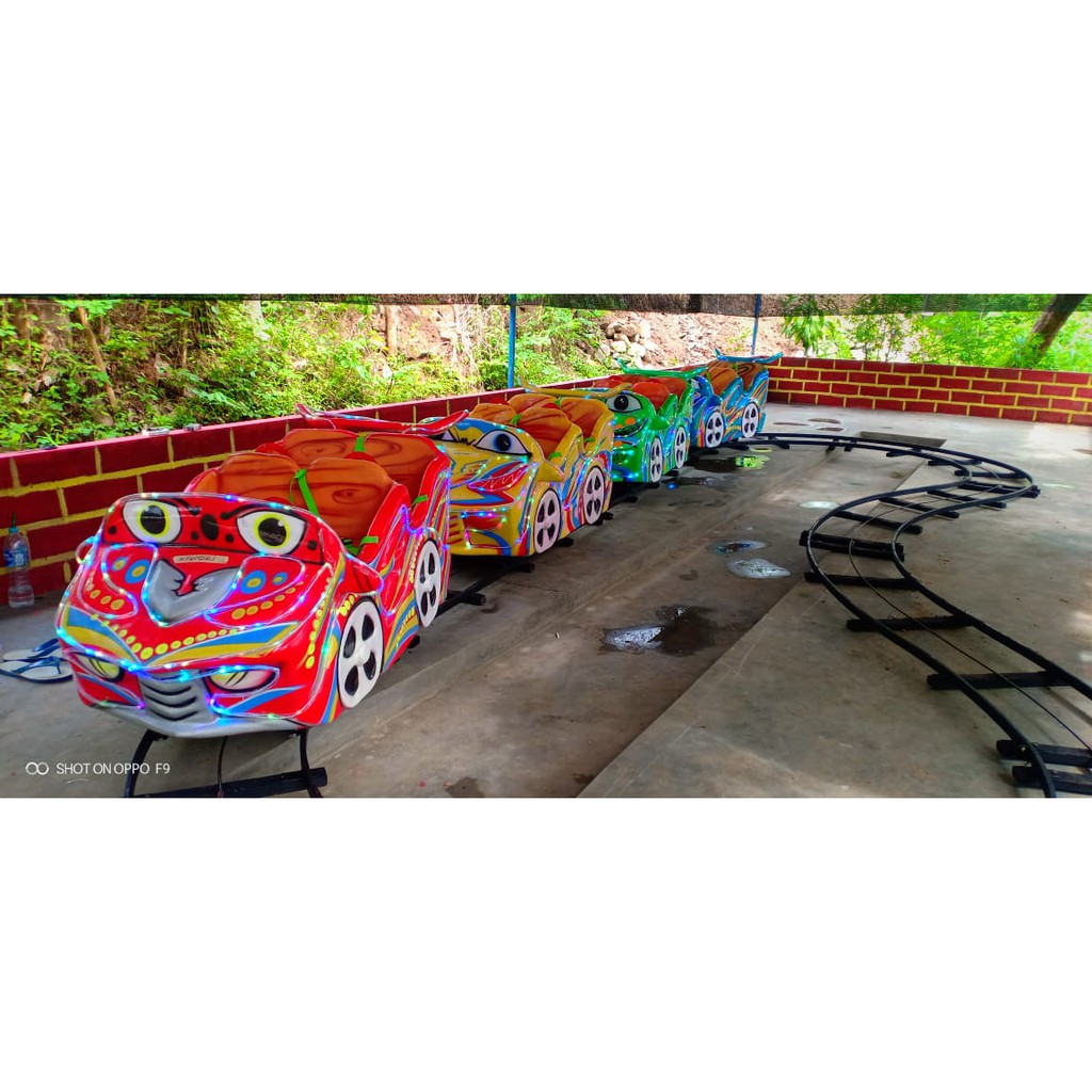 diskon mini coaster kereta rel lantai odong risma remot mobil aki