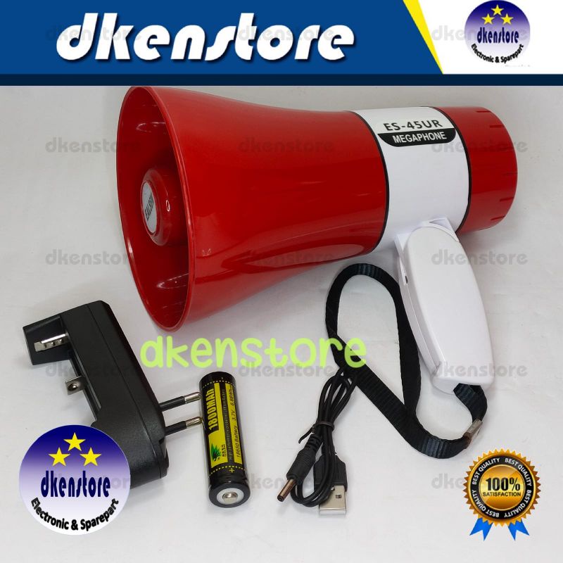 Megaphone Ealsem ES45UR spiker ES45 UR usb rekam