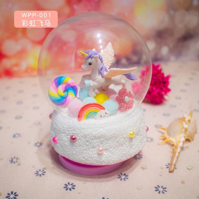 diy memory globe snowglobe with music and light