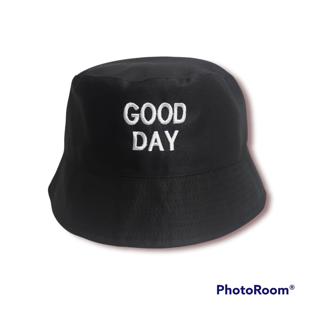 topi bucket Good Day topi bucket Converse pria topi bucket bordir smile korea Aksesoris Fashion pria