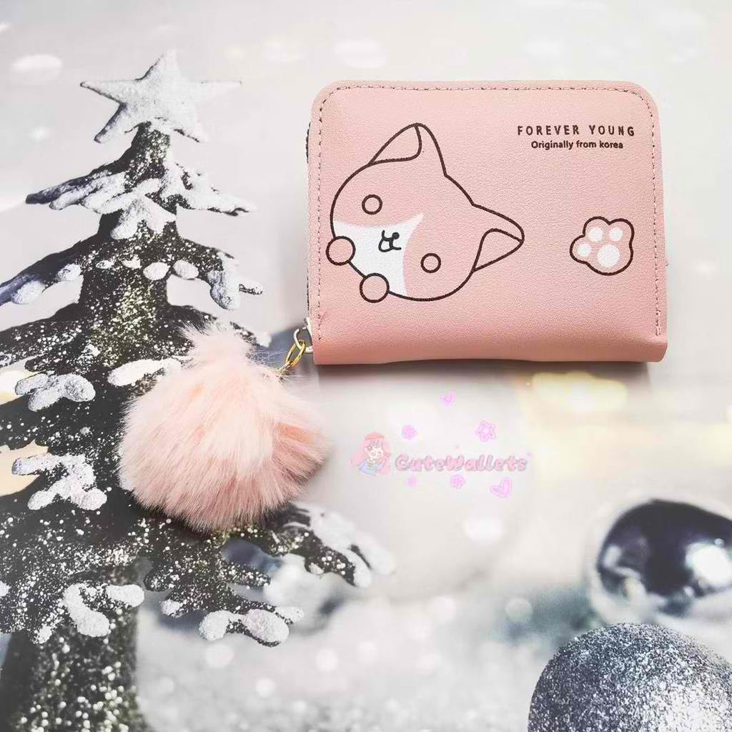 DOMPET KARTU/DOMPET KOIN WANITA Dompet  BS23  Motif Resleting Mini