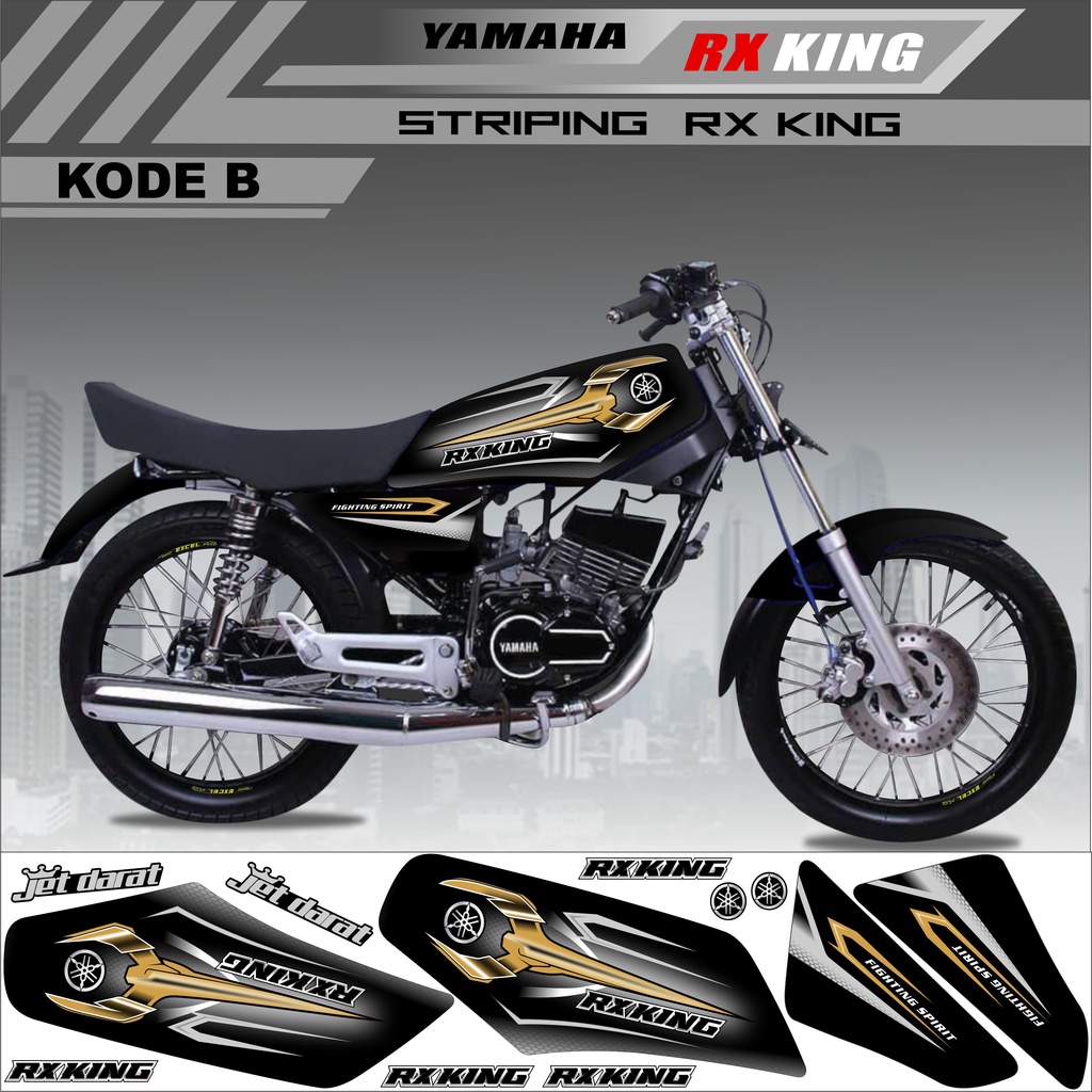 Striping Rx King Variasi/ Stiker Custom Rx King / Sticker Rx King Kode B