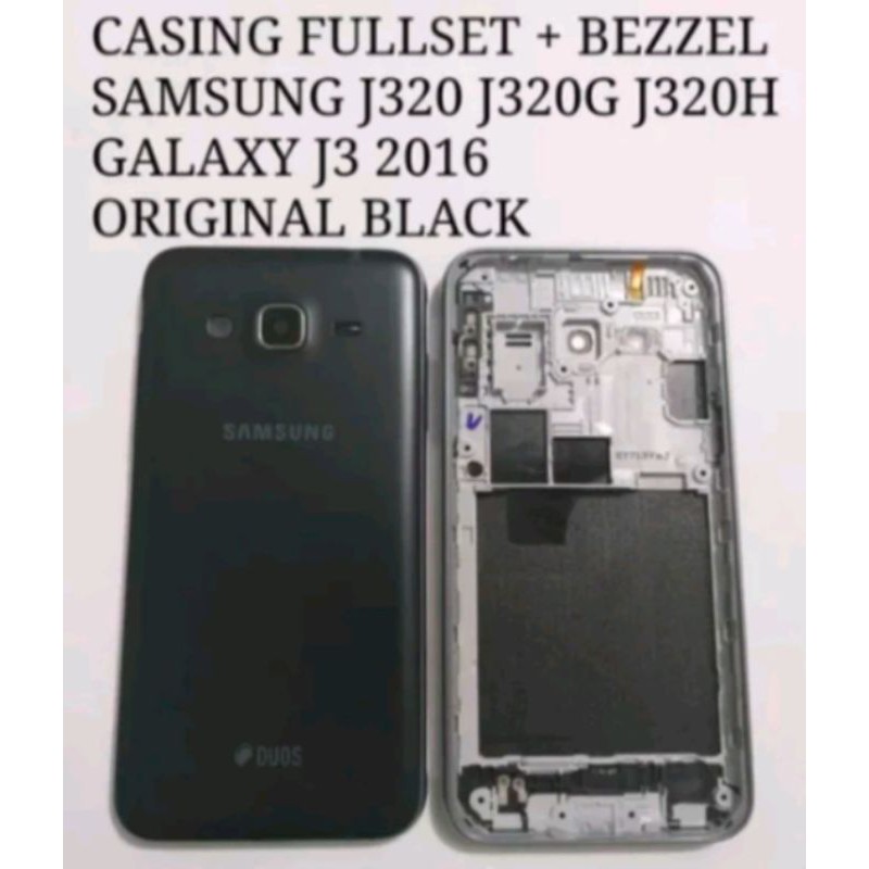 BACKDOOR BACKCOVER BACKCASE TUTUP CASING BELAKANG SAMSUNG GALAXY J3 2016 J320 ORIGINAL