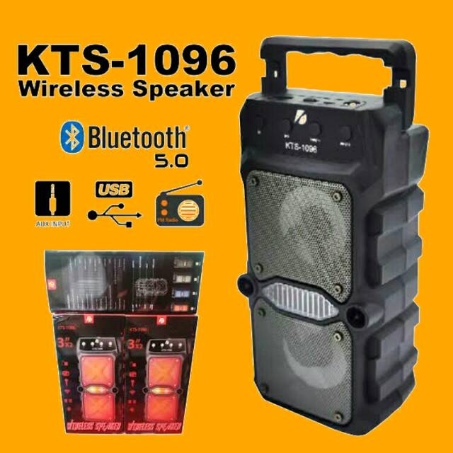 SPEAKER BLUETOOTH + MIC KTS LR-1096 SUPER BASS