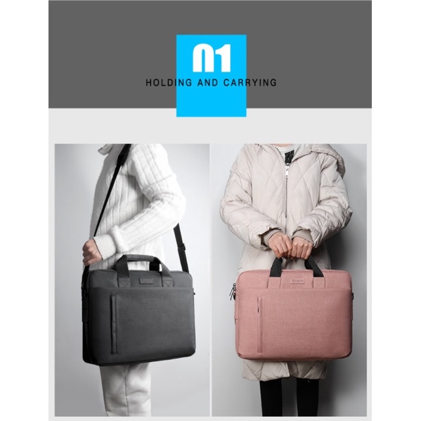 Tas Laptop Briefcase 15.6 Inch TAIKESEN Cover Bag Notebook Macbook Selempang Waterproof Shoulder Handbag