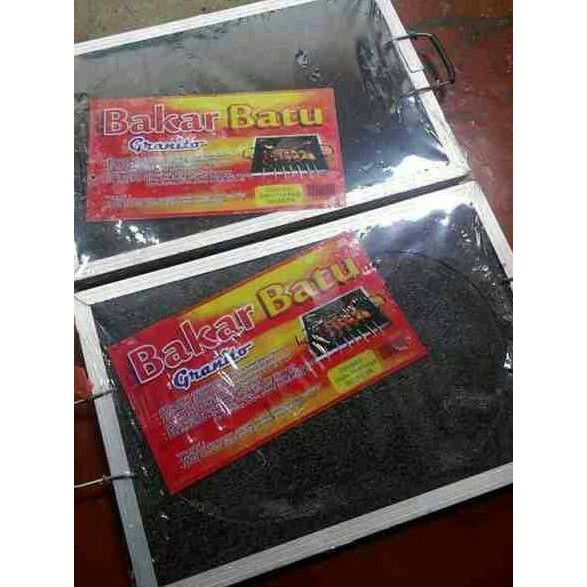 "Best Seller" Grosir Alat Pemanggang Panggangan / Bakar Batu Granit Asli Murah (*_)