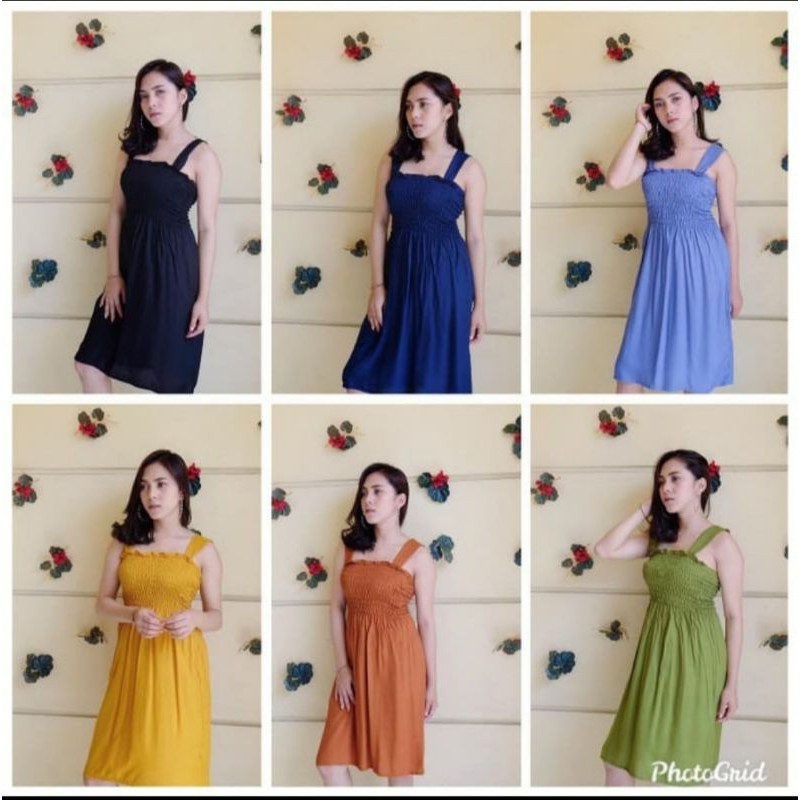 Daster Kerut Pendek Bali - Baju Tidur Wanita - Daster Bali Bumil Busui