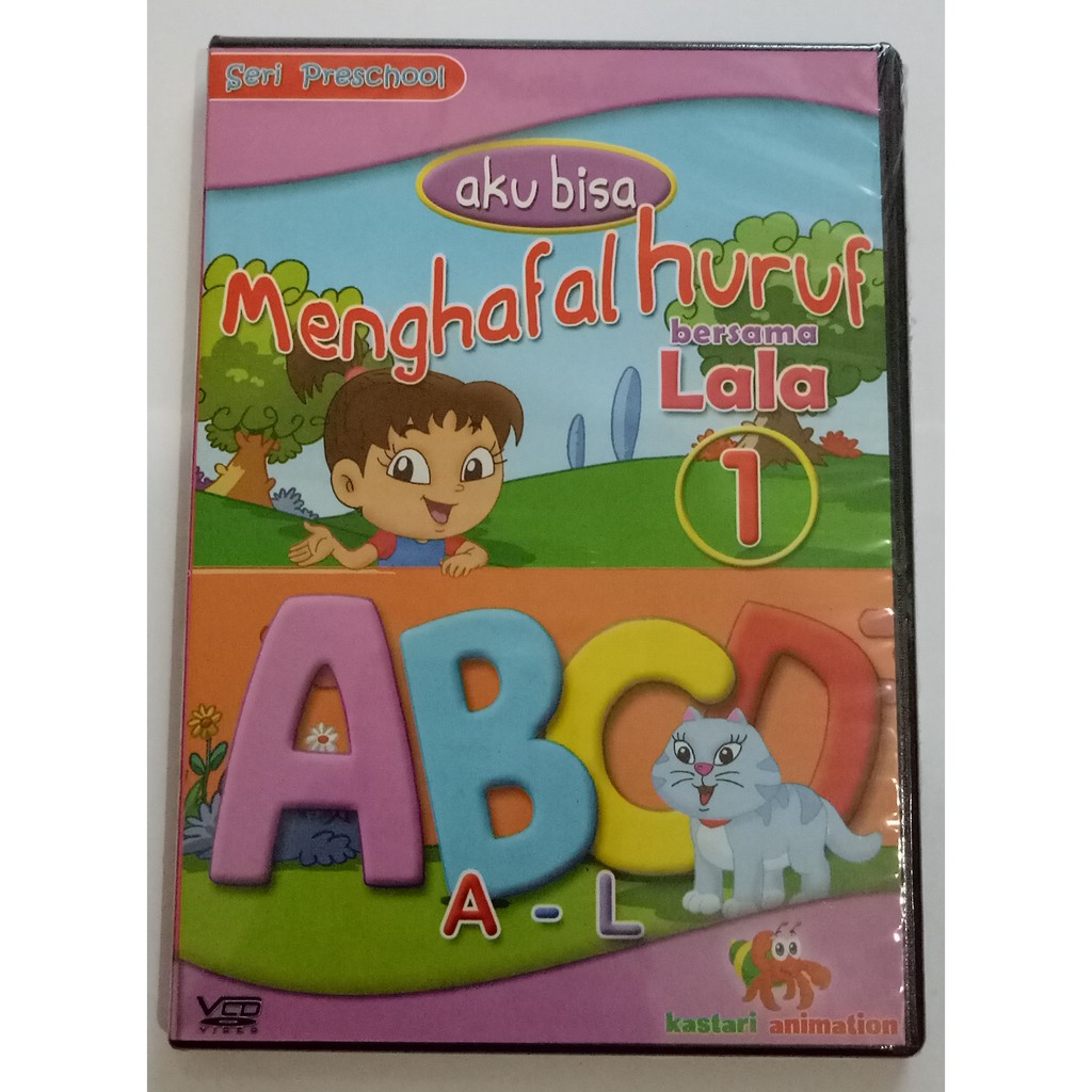 VCD Edukasi Anak Original Menghafal Huruf Bersama Lala By Kastari Animation