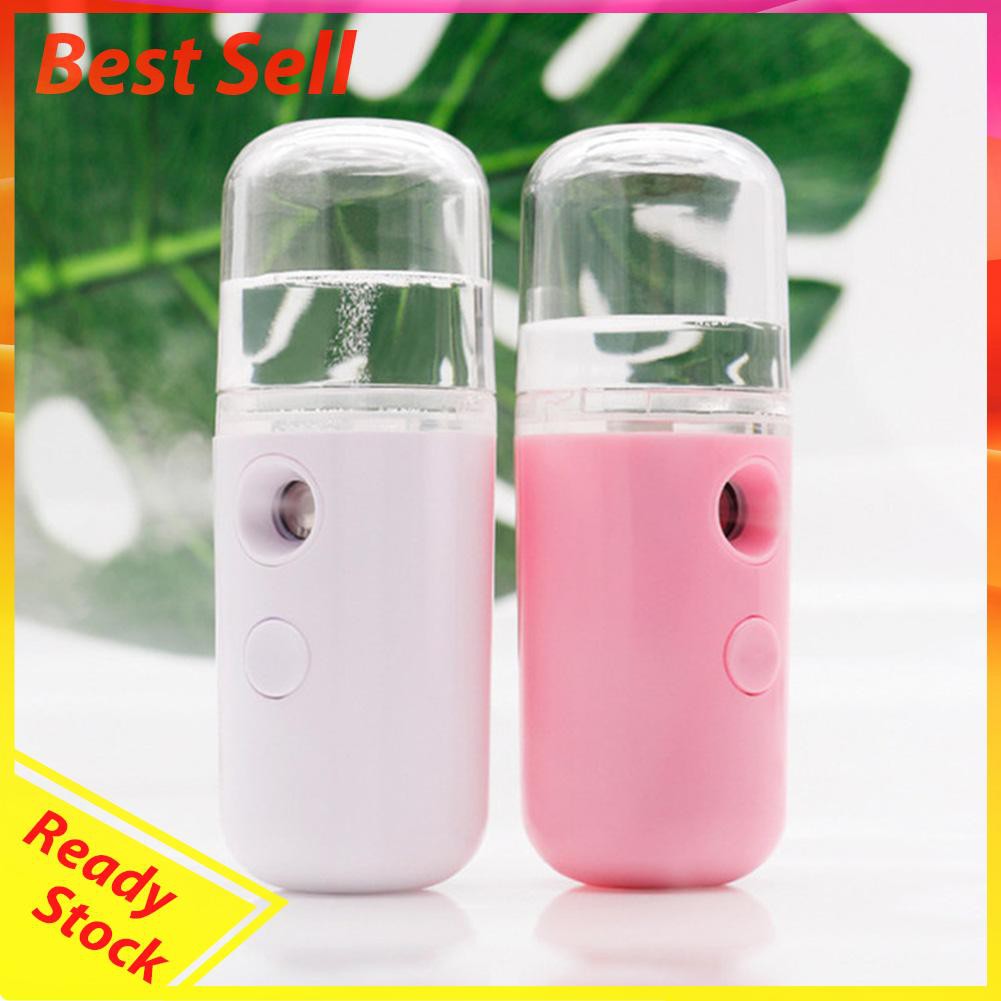 Hotbrand 30ml Nano Mist Sprayer Facial Steam Face Humidifier Spray Beauty Device