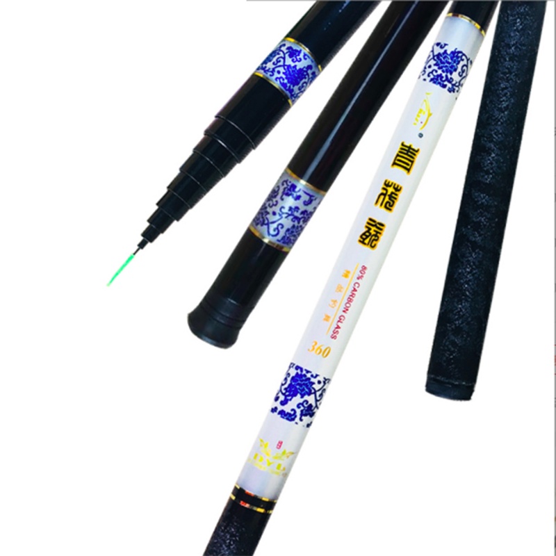 Joran Tegek Ramai Pancing Liuzi Batik Putih Glossy 360 450 540 Carbon Composite