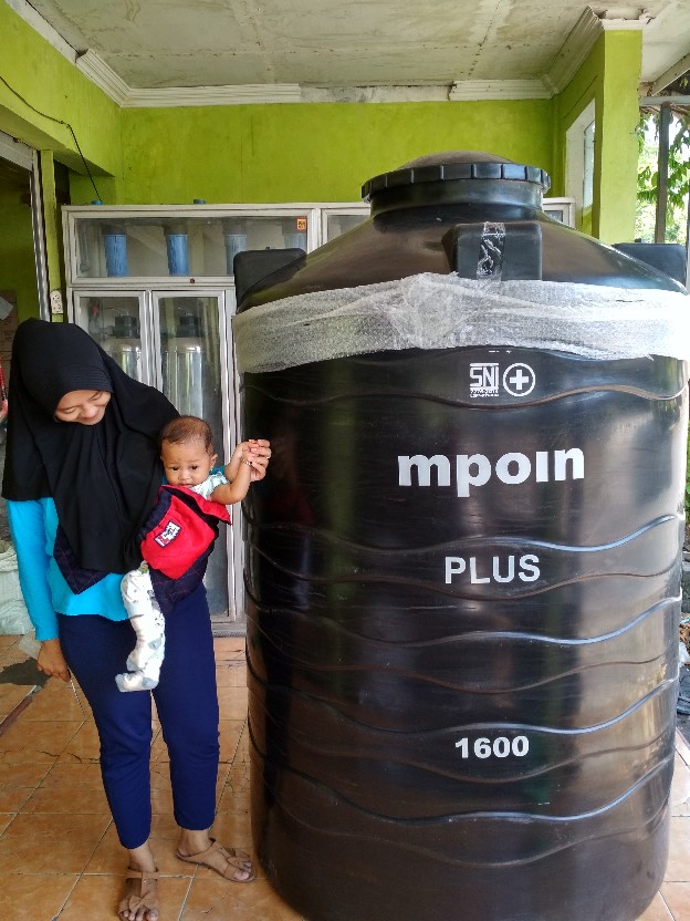 Mpoin Plus 1600 L Wave - Sni Tangki Air Tandon Air Toren Air Anti Pecah Anti Lumut Garansi 25th