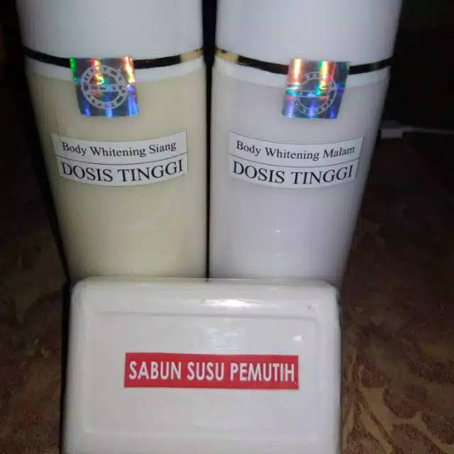 ORIGINAL] HB PEMUTIH EXTRA WHITENING DOSIS TINGGI + SABUN SUSU