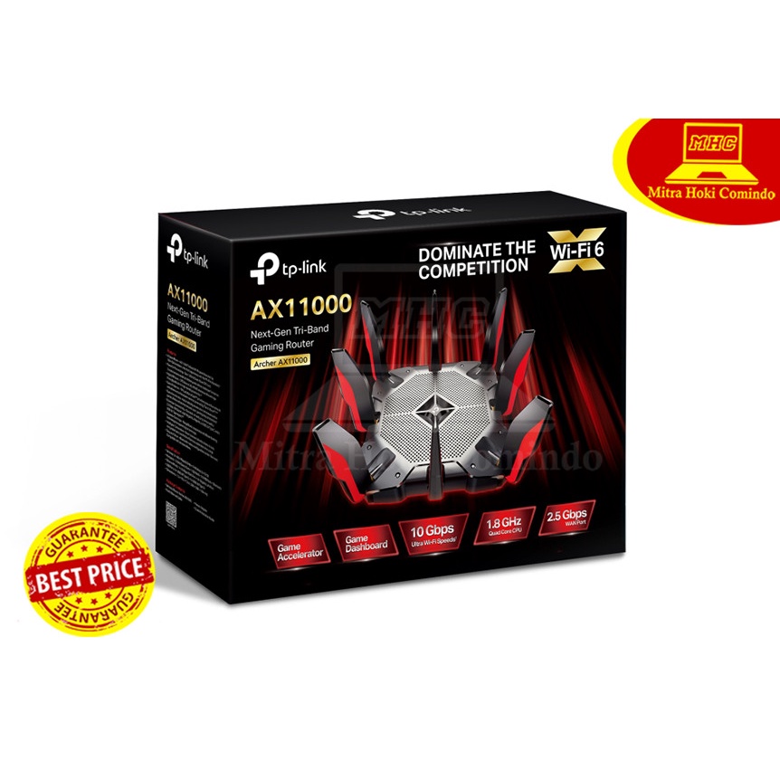 TP-LINK Archer AX11000 Tri-Band Wi-Fi 6 Gaming Router AX 11000