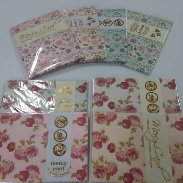 

AMPLOP FANCY MOTIF BUNGA isi 6 pcs