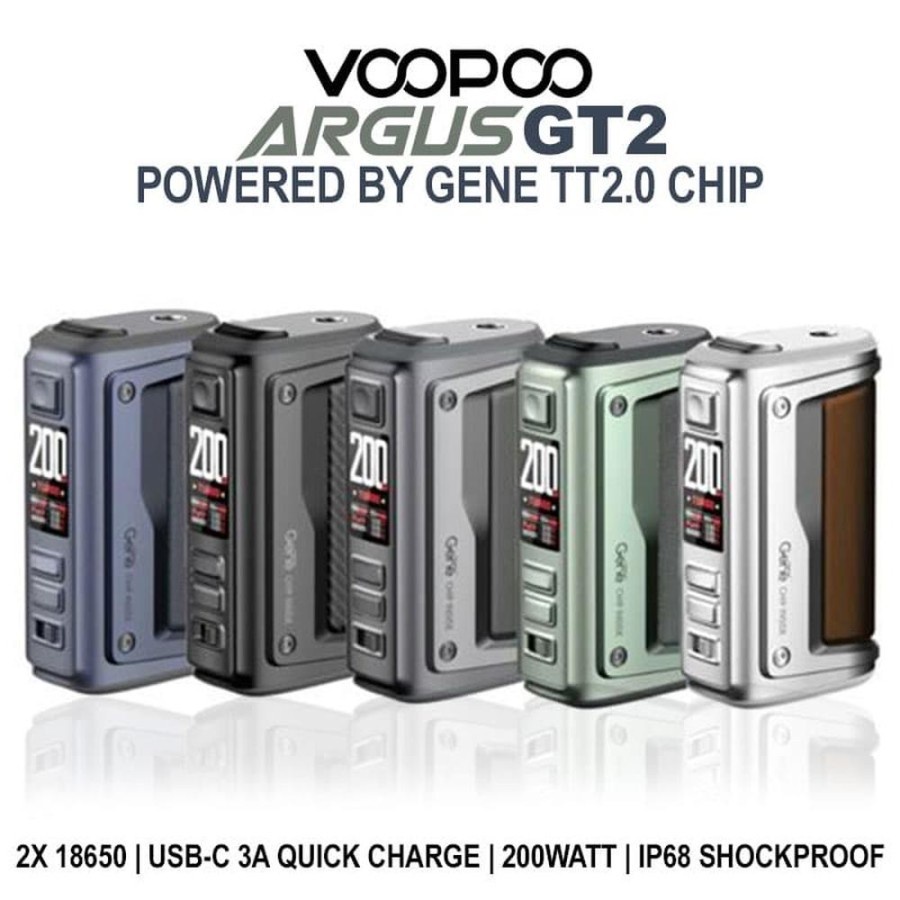 MOD ONLY BOX DEVICE ARGUS GT 2 BOX MOD ONLY 200W 100% AUTHENTIC