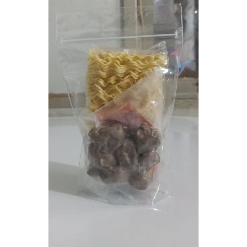 

Baso Tulang rangu Homemade + mie